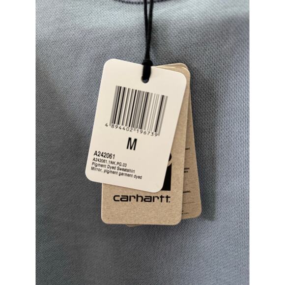 Carhartt WIP X INVINCIBLE Pigment Dyed Sweatshirt Mirror m med - Picture 6 of 13